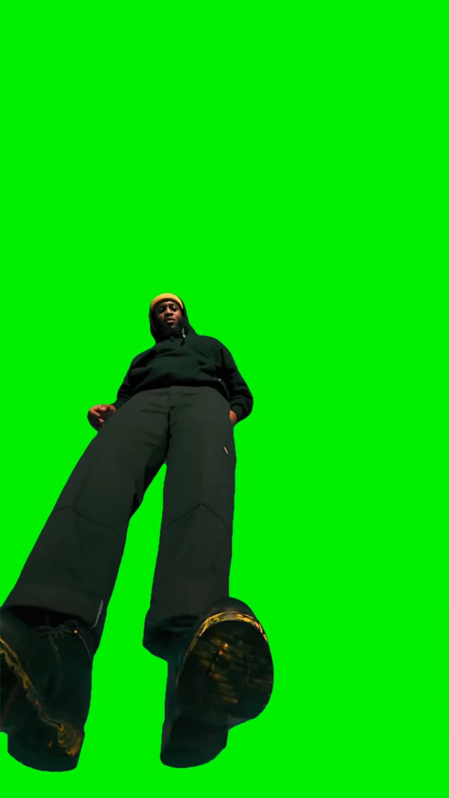 foot dance green screen