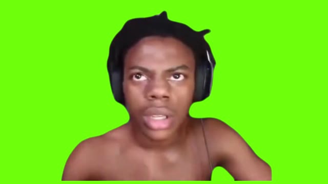iShowSpeed And You Wonder Why Im Gay green screen