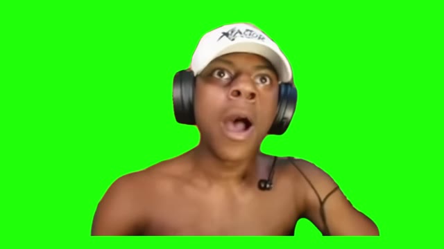 iShowSpeed Being Wild green screen