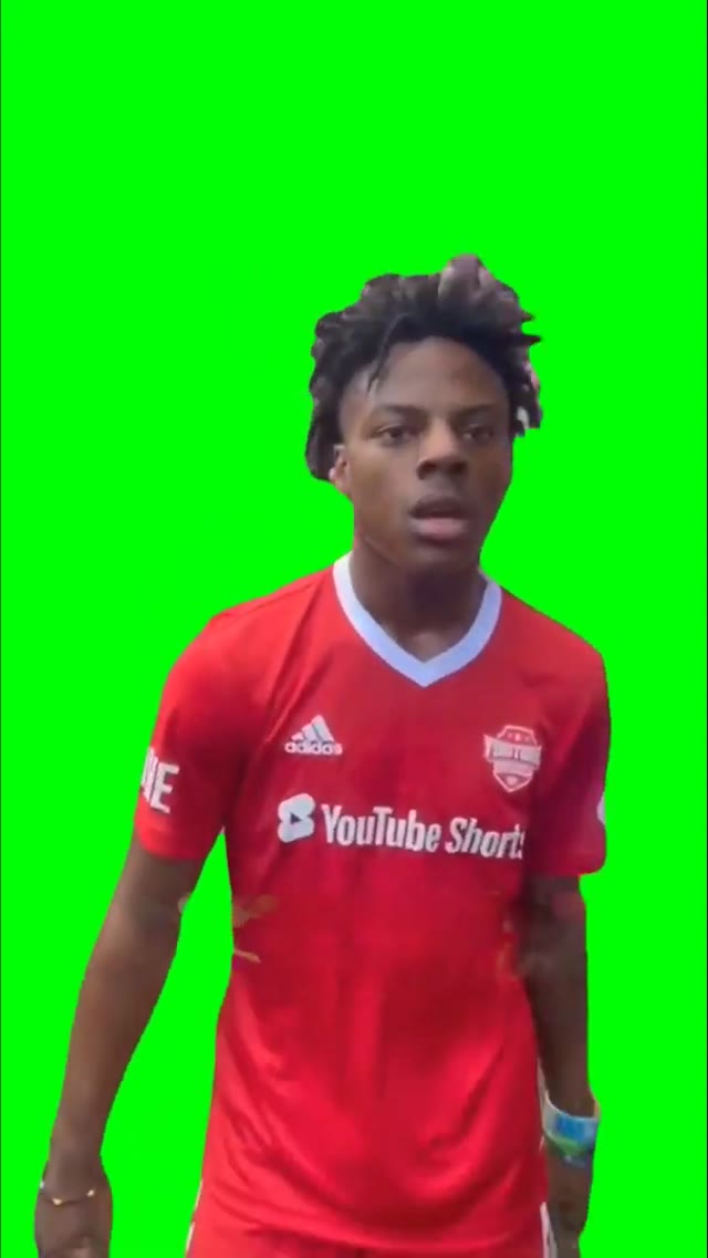 iShowSpeed Crying after Losing to Sidemen green screen