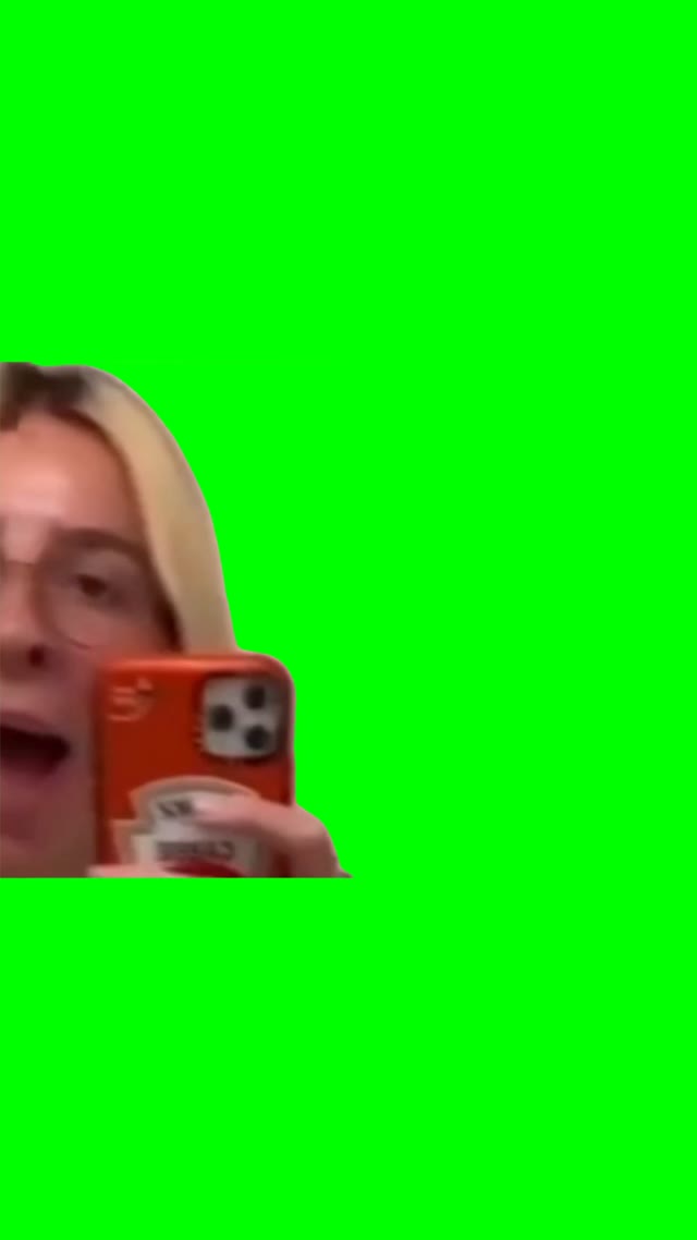 im back biches green screen