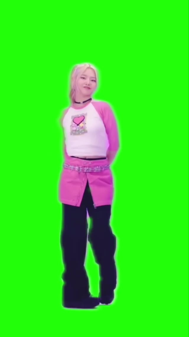 keena fifty fifty Cupid green screen