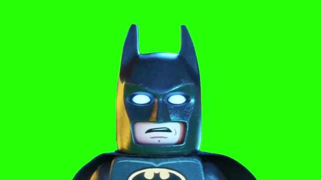 lego batman okay batman well take it from here green screen
