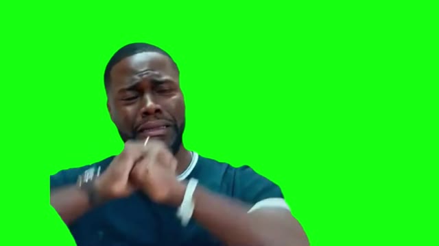 matthew crying green screen