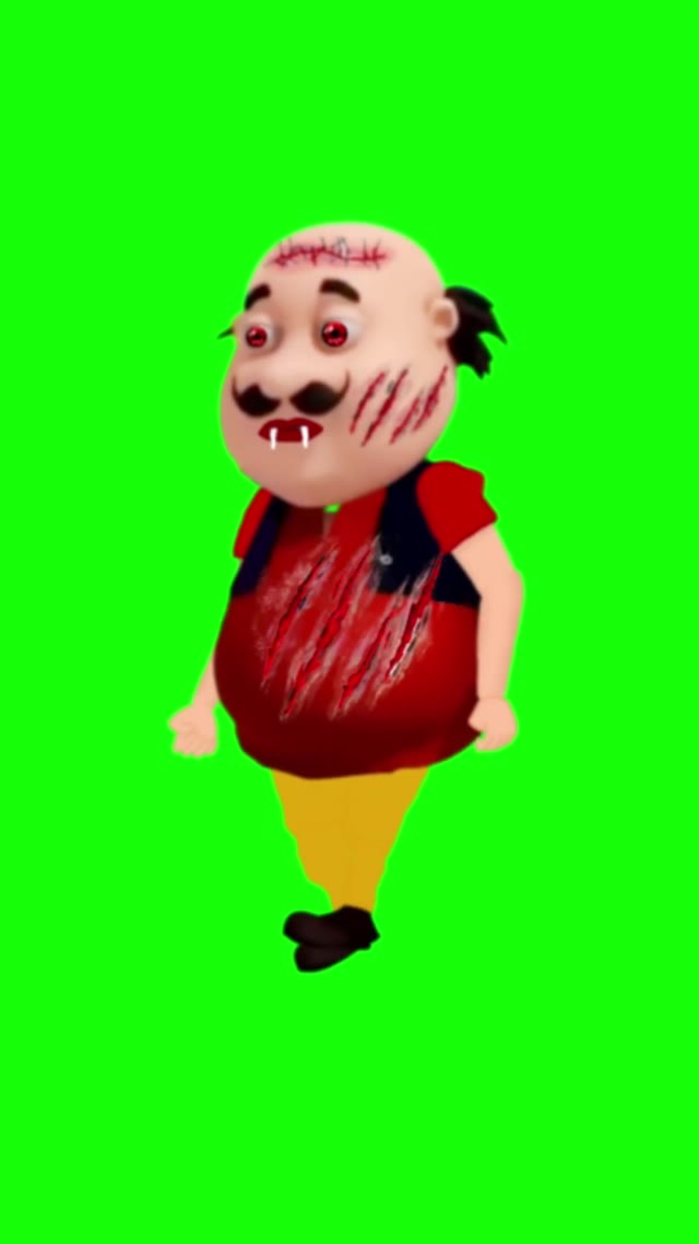 motu ka bhoot green screen