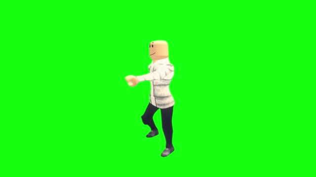 roblox dance green screen