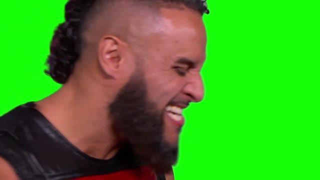 tama tonga funny moment green screen