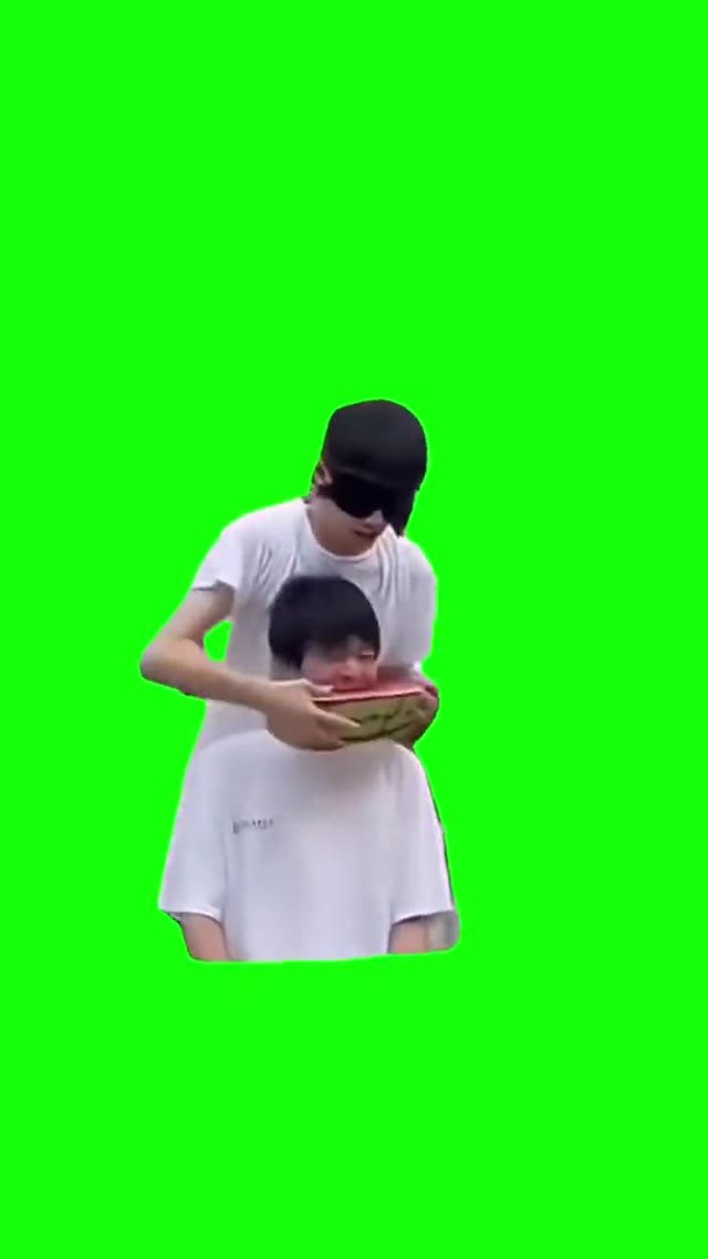watermelon whiplash  green screen