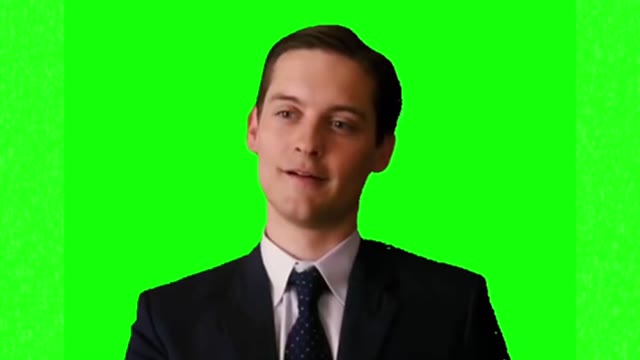 x7aKTonI Peter Parker how did that get in there green screen